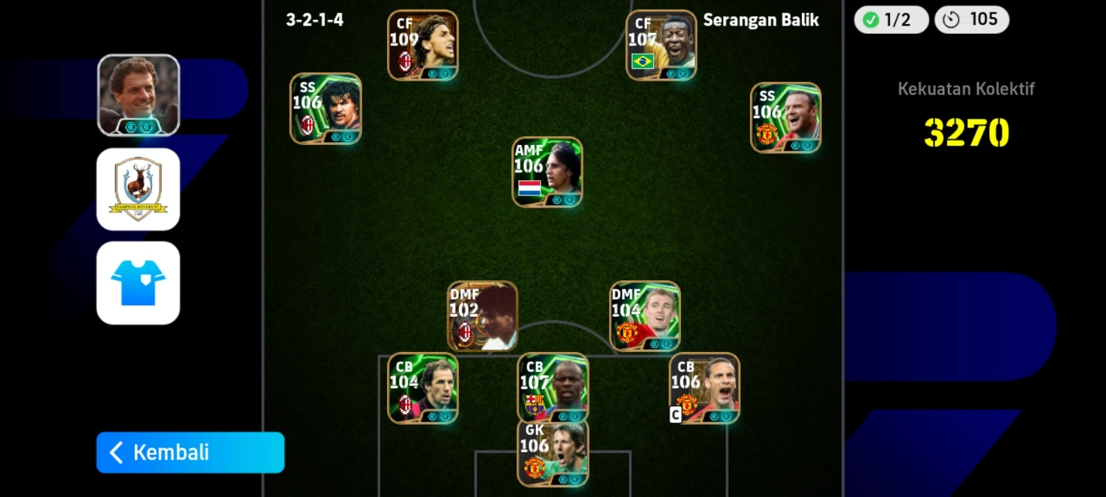 ACCOUNT KONAMI EFOOTBALL