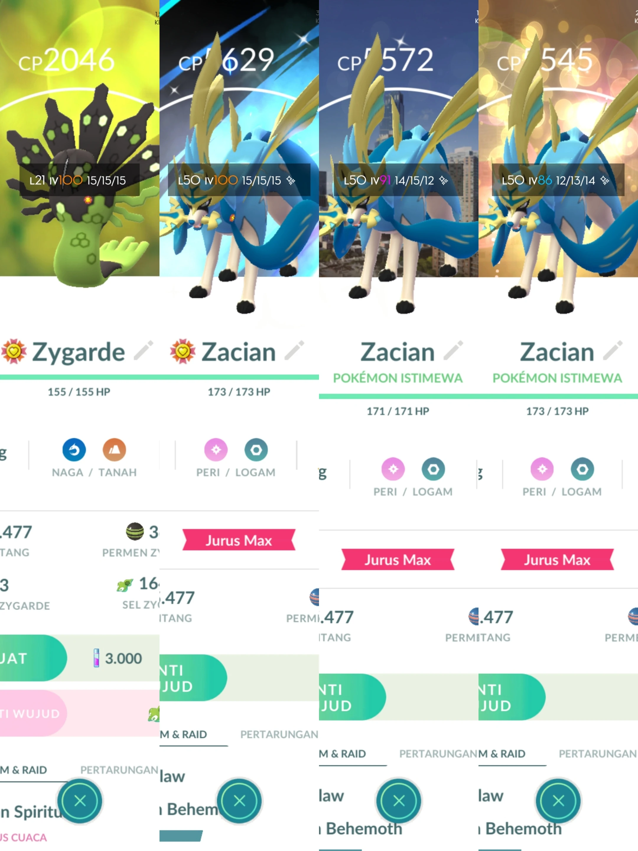 Akun pokemon go lv 75